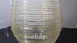 Sergio Constantini Signed + Label X Large Murano Glass Yellow 11 Lbs Mint Vase