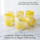 Set 6 Murano Art Glass Tumblers Yellow White Swirl New Unused Italian Hand Blown