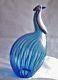 Signed Seguso A. V. Partridge /Guinea-Fowl hand blown Murano glass bird RARE