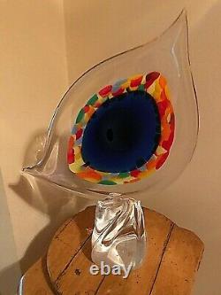 Spectacular Vintage Rare Murano Lino Tagliapietra Glass Sculpture 18