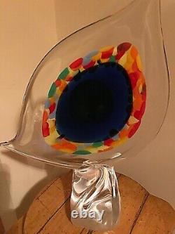 Spectacular Vintage Rare Murano Lino Tagliapietra Glass Sculpture 18