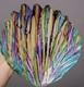 Stunning Hand Blown Art Glass Shell Shaped Bowl. Glitter/Multicolors. Murano