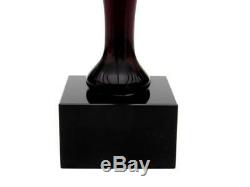 Stunning! Murano XL 19cm Art Glass Freeform Lovers Sculpture Figure Dark Red