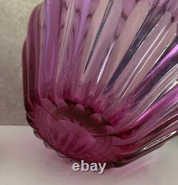 Super Rare Murano Glass Lidded Dish Bowl Hand Blown Bird Seguso