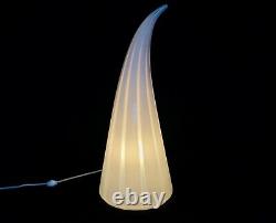 Tall 24 Vetri Murano Italian Designer Mushroom Table Lamp Glass