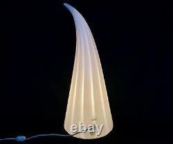 Tall 24 Vetri Murano Italian Designer Mushroom Table Lamp Glass