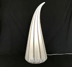 Tall 24 Vetri Murano Italian Designer Mushroom Table Lamp Glass