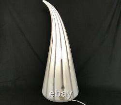 Tall 24 Vetri Murano Italian Designer Mushroom Table Lamp Glass