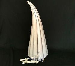 Tall 24 Vetri Murano Italian Designer Mushroom Table Lamp Glass