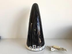 Tall Rare MID Century Res Murano Italy Hand Blown Glass Table Lamp Venini