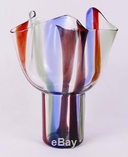 Timo Sarpaneva for Venini Murano Glass Kukinto Vase Perfect