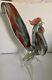 VTG 12 Colorful Rooster Hand Blown Art Glass Figure Murano Style