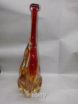 VTG Hand Blown Art Glass Sculpture