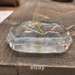 VTG Hand-blown Murano Art Glass Aquarium Sculpture, Lume & Sommerso Styles MCM