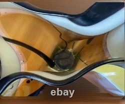 VTG Large Mid-Century Murano Style Vase Hand Blown Italian Art Glass Heavy 1970s