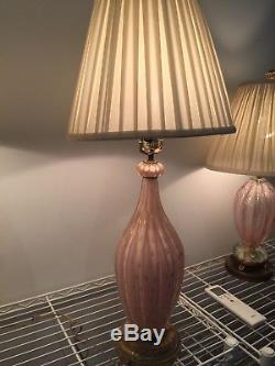 Venetian Glass Lamp lovely quality & hand blown in Murano. Very hard to find