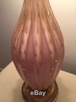 Venetian Glass Lamp lovely quality & hand blown in Murano. Very hard to find