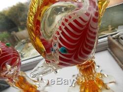 Very Impressive & Heavy Pair of Large Murano Glass Fish