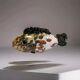 Vintage 12 Murano Multicol Hand Blown Art Glass Fish Glass Figurine Sculpture