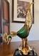 Vintage 16.5 Hand-Blown Murano Art Glass Pheasant MCM Handcrafted In Italy