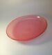 Vintage 1960s Archimede Seguso Opalescent Pink Opal Glass Art Plate Fruit Bowl