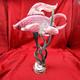 Vintage 1980's Murano Style Hand Blown Art Glass Fish Sculpture