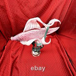 Vintage 1980's Murano Style Hand Blown Art Glass Fish Sculpture