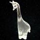 Vintage 1980s Eneryda of Sweden Scandinavian Hand Blown Art Glass Giraffe 7.25T
