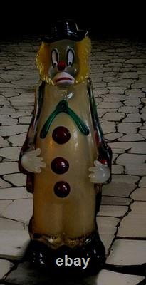 Vintage 1994 Authentic Murano Glass Venice Italy Hand Blown Filled WithGold Flecks