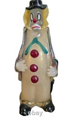 Vintage 1994 Authentic Murano Glass Venice Italy Hand Blown Filled WithGold Flecks