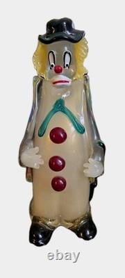 Vintage 1994 Authentic Murano Glass Venice Italy Hand Blown Filled WithGold Flecks
