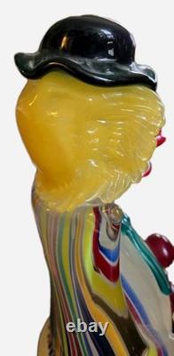 Vintage 1994 Authentic Murano Glass Venice Italy Hand Blown Filled WithGold Flecks