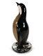 Vintage Alfredo Barbini Murano Italian Art Glass Penguin Sculpture Figurine