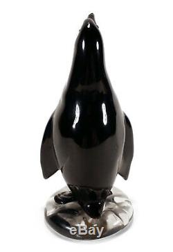 Vintage Alfredo Barbini Murano Italian Art Glass Penguin Sculpture Figurine