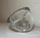 Vintage Alfredo Barbini Murano hand blown colorless glass sphere vase sculpture