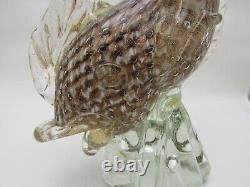 Vintage BARBINI Murano Glass 12 FISH Aventurine Sommerso Bullicante Latticino