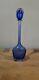 Vintage Blue Murano Glass Sommerso Bottle Vase by Seguso Vetri d'Arte