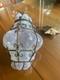 Vintage Caged Glass Lampshade #2 (of 2) beautiful hand blown Murano style