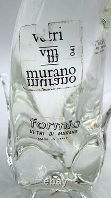 Vintage Formia Murano Glass Cockatoo Parrot Sculpture Gallery Art Italy