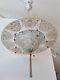 Vintage Fortuny Murano Glass Hanging Chandelier Signed Archeo Venice Design