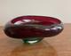 Vintage Hand Blown Glass Centerpiece Bowl Collectable MCM Murano