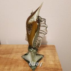 Vintage Hand Blown Glass Marlin In MURANO Fashion Excellent Quality & Condition