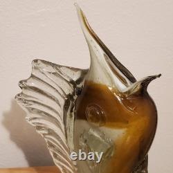 Vintage Hand Blown Glass Marlin In MURANO Fashion Excellent Quality & Condition