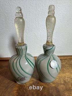 Vintage Hand Blown Italian Murano Cramer Glass Perfume Bottles 7