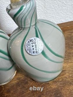 Vintage Hand Blown Italian Murano Cramer Glass Perfume Bottles 7