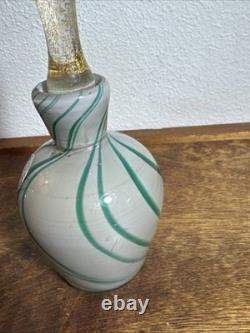 Vintage Hand Blown Italian Murano Cramer Glass Perfume Bottles 7