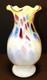 Vintage Hand Blown Mid Centery Modern Studio ART Glass Murano Pedestal Vase H