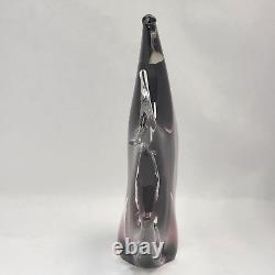 Vintage Hand Blown Murano Art Glass Angel Fish Signed S. Puccini