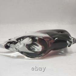 Vintage Hand Blown Murano Art Glass Angel Fish Signed S. Puccini