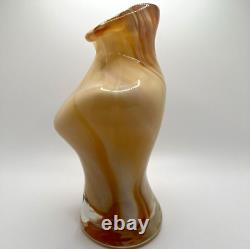 Vintage Hand Blown Murano Art Glass Torsovase